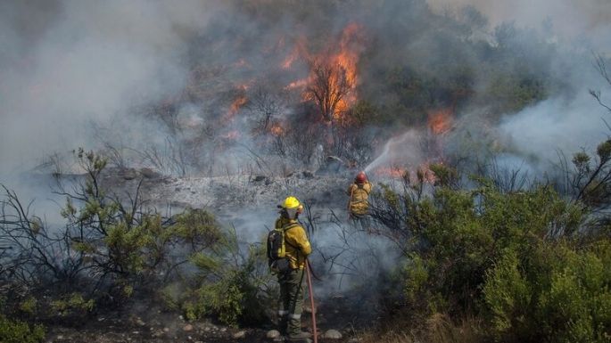 El incendio en El Bolsón está por el momento "contenido"