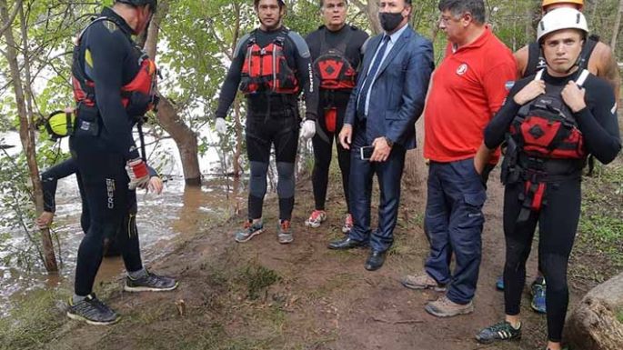El río se cobró la vida de Fabricio y llevó el cuerpo por la enramada
