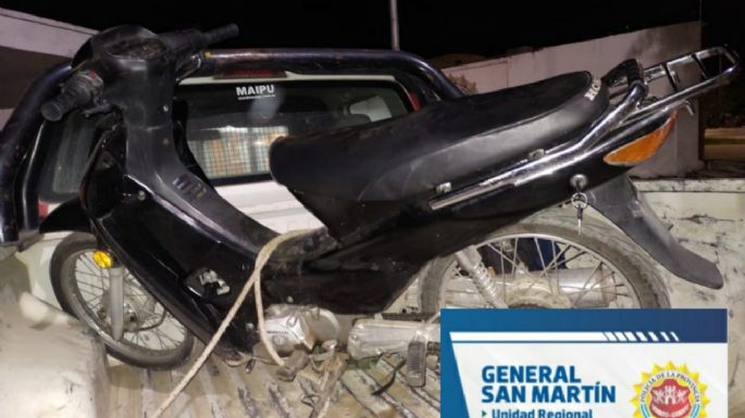 Recuperaron una moto que había sido sustraída horas antes