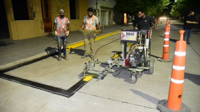 Desmarcan dársenas y pintan paradas de colectivos