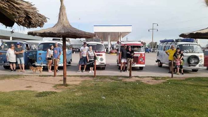 Combis de Villa María en encuentro de Anisacate