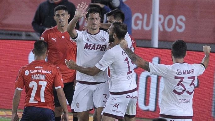 Lanús se impuso ante Independiente en Avellaneda