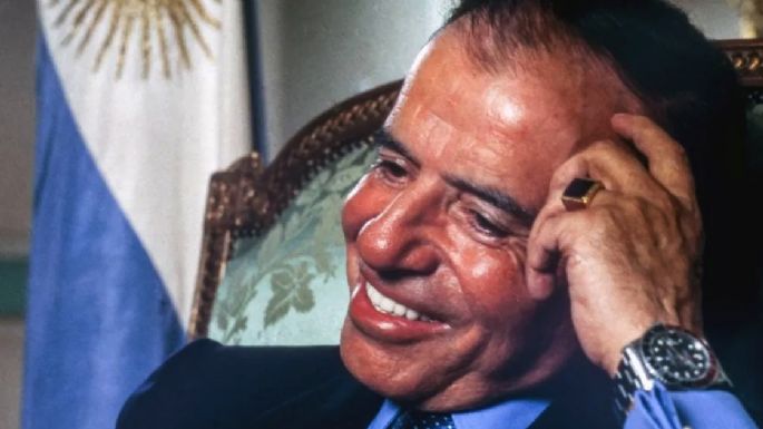 Buscan a quienes robaron el anillo de oro de Menem