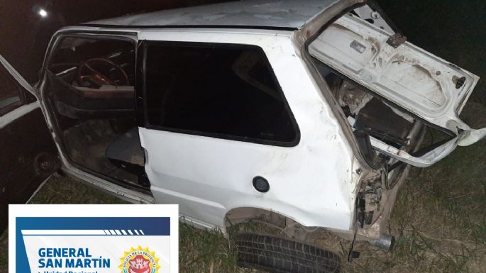 Despistó un vehículo sobre ruta 158