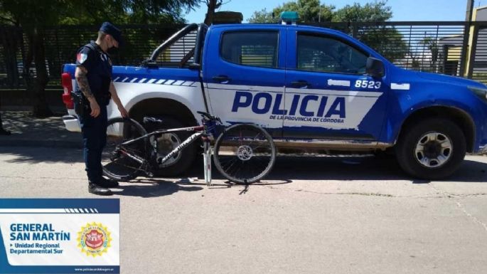 Recuperaron una bici que había sido robada en El Desagüe