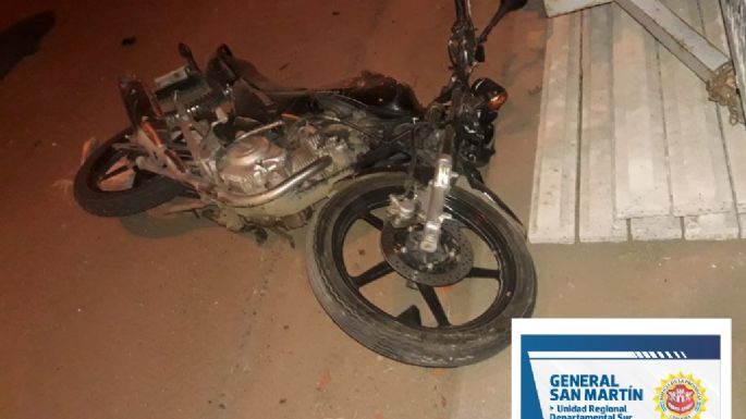Un joven sufrió traumatismo de cráneo tras chocar contra un bolsón de arena