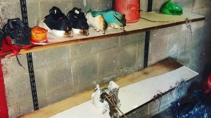 Se incendió el salón de Utilería del club Alem