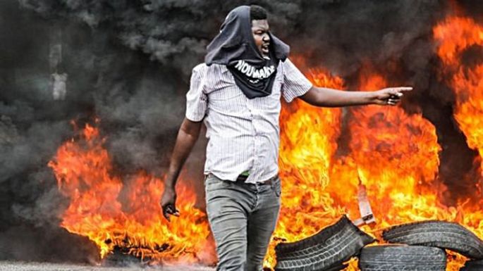 Protestas contra el Presidente Banana