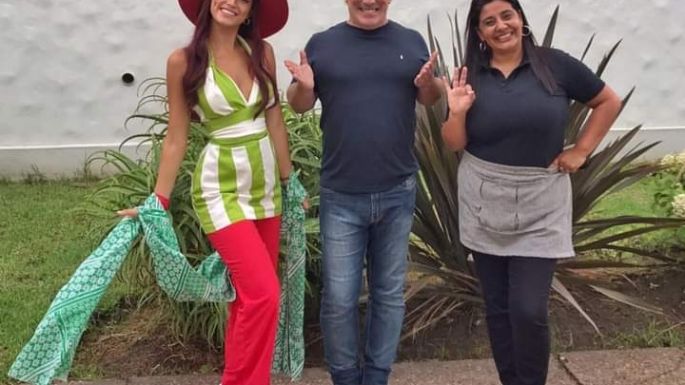 Gina Casinelli participó en el primer programa de "Corte y Confección"