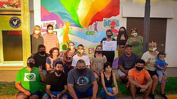 Un mural para visibilizar la lucha