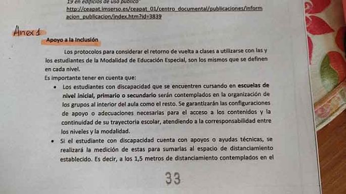 Vuelta a clases: las burbujas excluyeron a la discapacidad