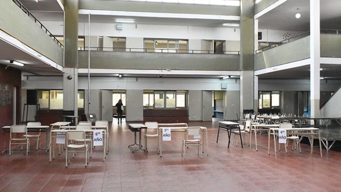 Sin baños, en el Nacional  no volvieron  a las aulas