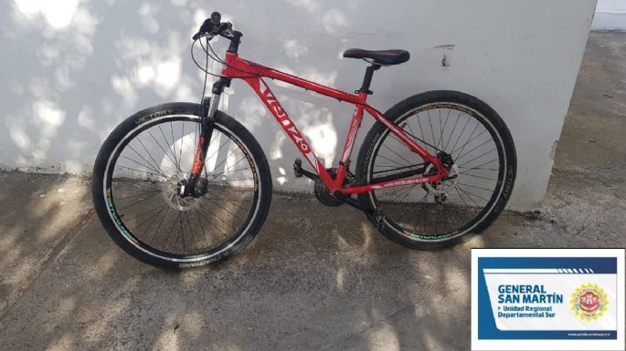 Detenido por robar una bicicleta