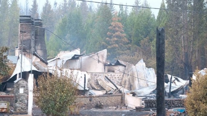 Otra muerte por los incendios en Chubut