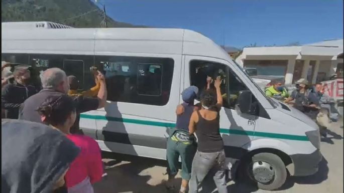 Hay cinco detenidos por la agresión a la comitiva presidencial en Chubut