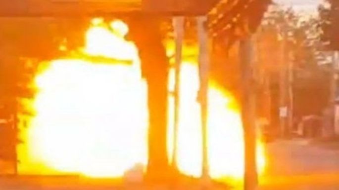[Vídeo] Una discusión vecinal terminó en asesinato y explosión de garrafas