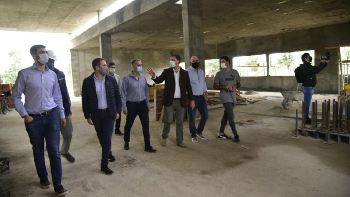 Gill y Rosso recorrieron diferentes obras que se ejecutan en la ciudad