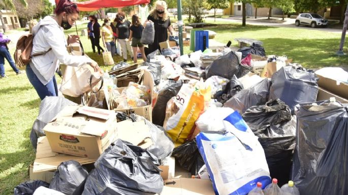 Ya recolectaron más de 1700 kilos de residuos reciclables
