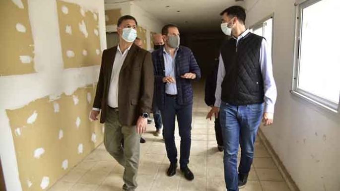 En abril retoman la obra de la sede policial