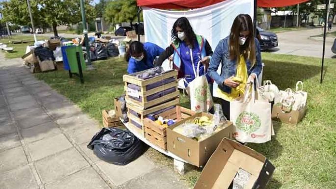 Canjearon 1.700 kilos de residuos reciclables