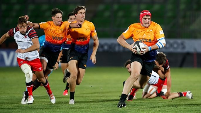 Jaguares XV volvió a golear y Martín Vaca anotó un nuevo try