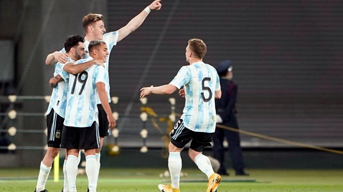 Argentina ganó con un gol de Gaich