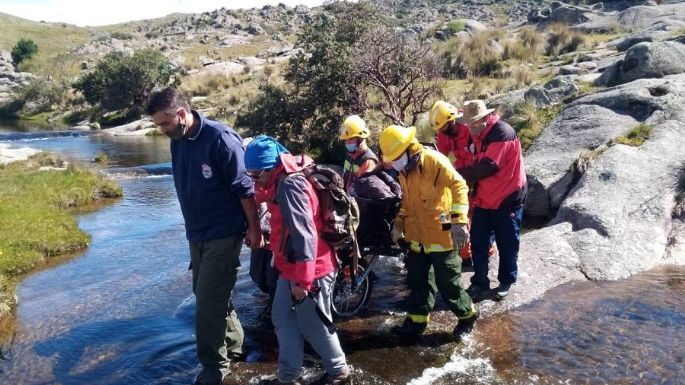 Rescataron a una mujer herida en el Champaquí