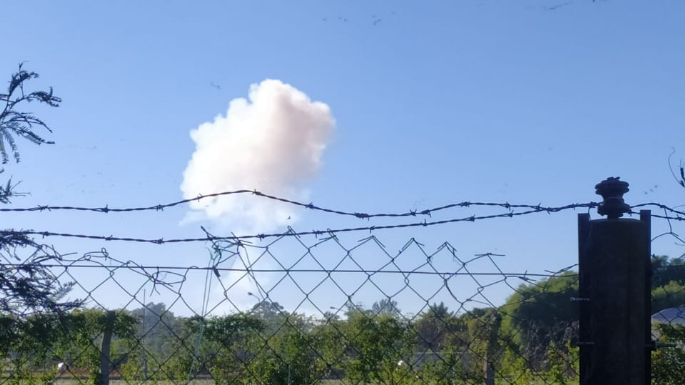 Explosión en la Fábrica Militar