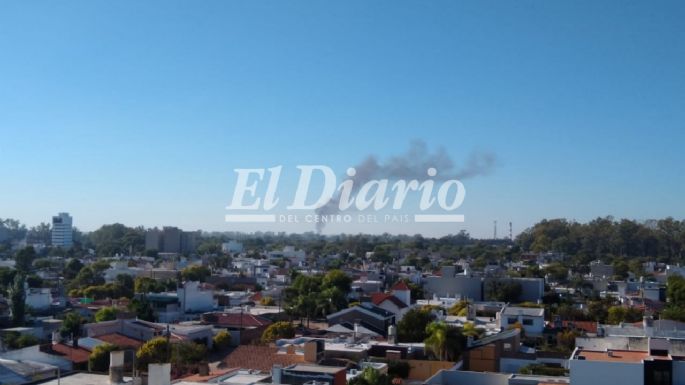 Llevaron tranquilidad por el humo que se vio esta mañana: estaban quemando basura