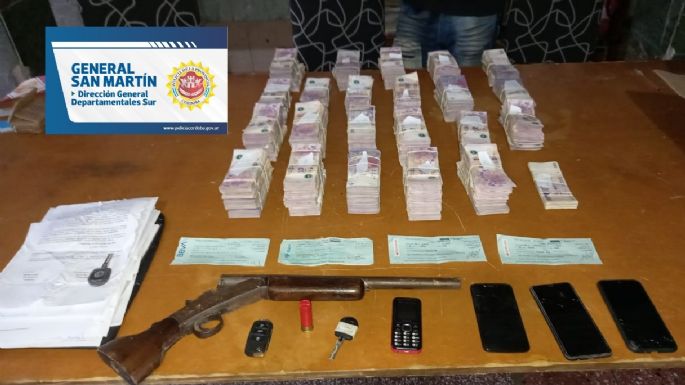 Secuestraron más de un millón de pesos en un operativo policial