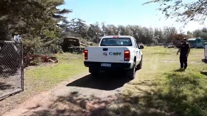 La beba fue llevada al lugar del hallazgo