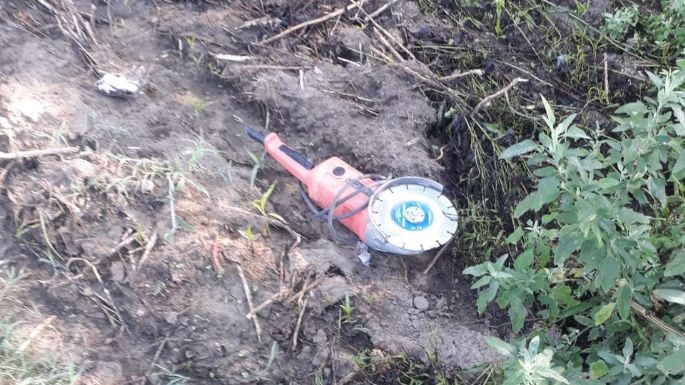Joven detenido por robarse una amoladora