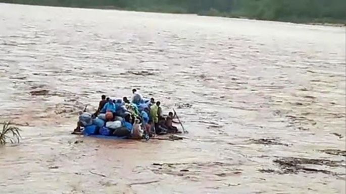 Rescatistas argentinos y bolivianos buscan a 6 personas desaparecidas en el río Bermejo