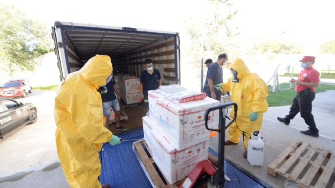 Córdoba recibió 66 mil dosis de las vacunas Sinopharm y Sputnik V