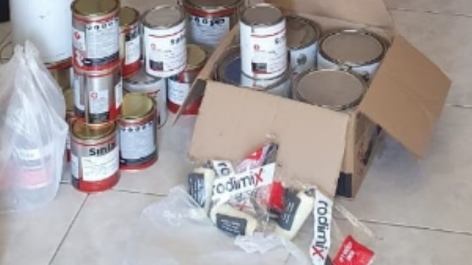 Aporte del municipio para pintar los nomencladores en Jardín del Golf