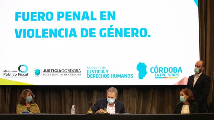 El Gobierno de Córdoba anunció la creación de un Fuero Penal en Violencia de Género