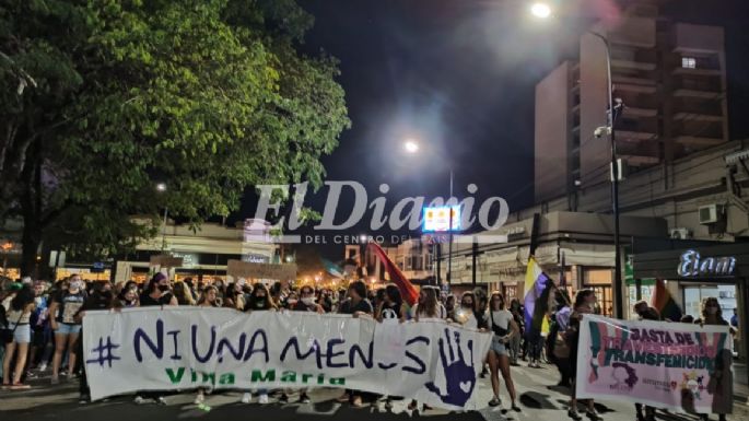 [8M - VIDEOS] Mujeres se movilizan en Villa María por la igualdad de derechos
