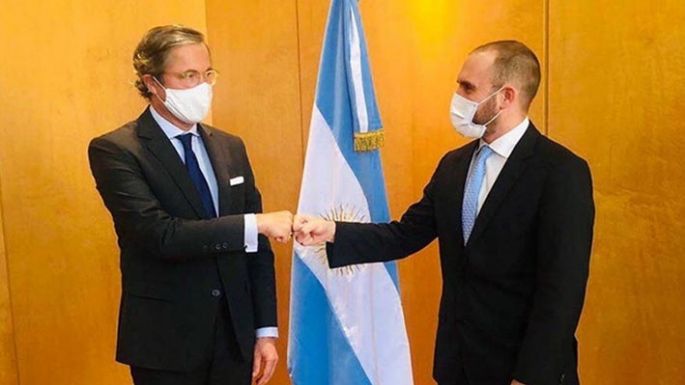 Guzmán se reunió con su par alemán