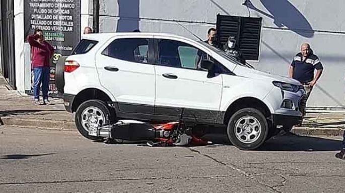 Grave colisión en barrio Ameghino