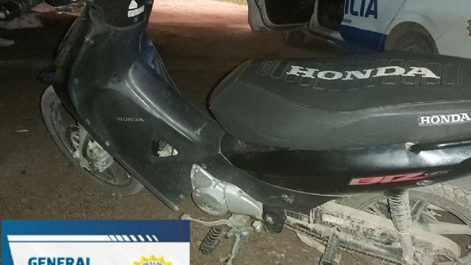 Encontraron una motocicleta con pedido de secuestro