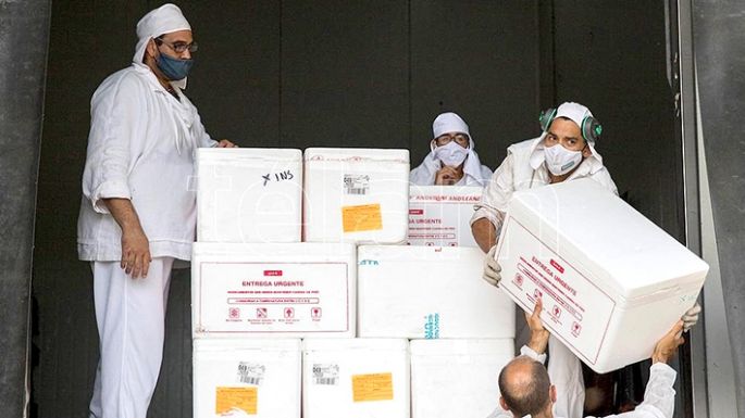 Llegan hoy dos nuevos  cargamentos de vacunas