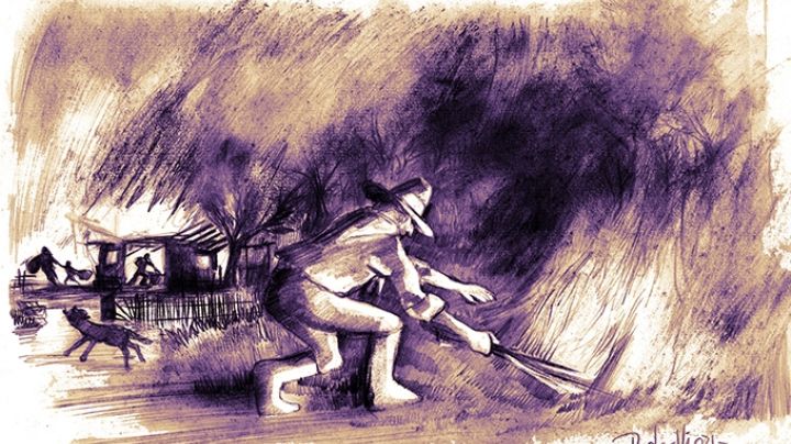 El fuego que mata: quema del monte