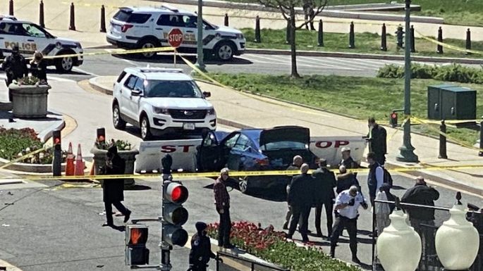 Cerraron el Capitolio de EE.UU. tras el ataque de un hombre, que fue abatido por la Policía