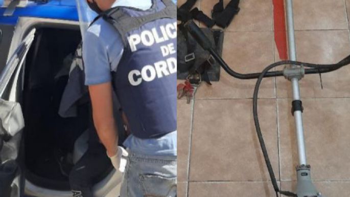 Aprehendieron al sospechoso del robo de una moto guadaña