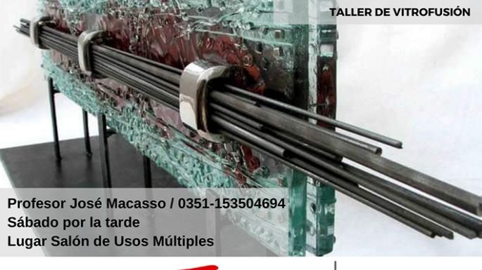 Dictan taller de vitrofusión