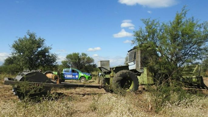 Frenaron un nuevo desmonte en una área protegida