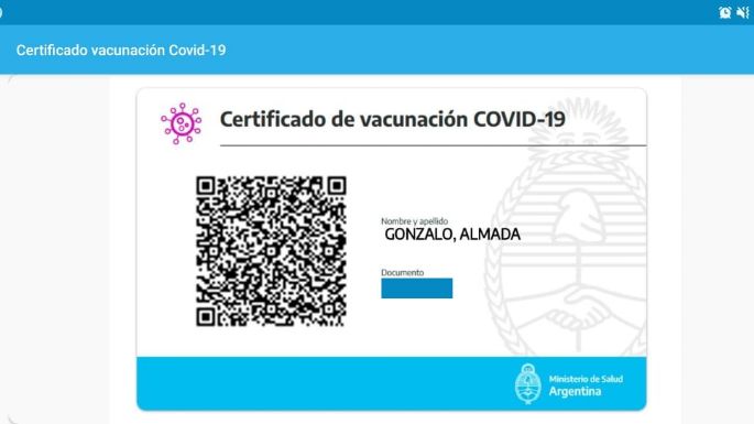 Un joven ingeniero agrónomo figura como vacunado y no lo está