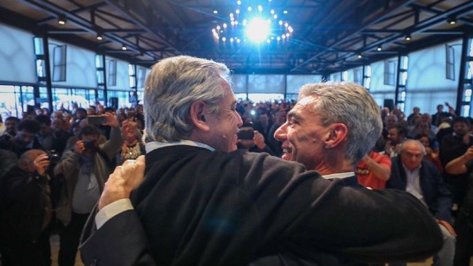 El presidente llegó a Junín para despedir los restos de Mario Meoni