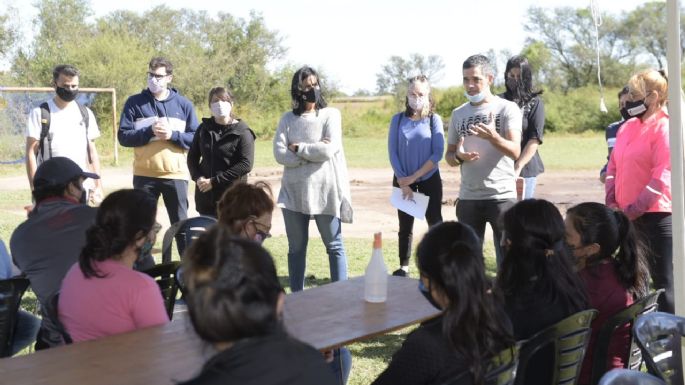 Comenzaron las tareas de relevamiento habitacional en el sector del ex matadero de Villa Nueva