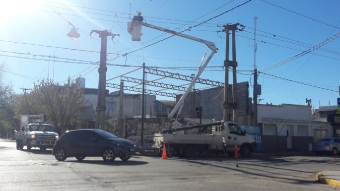 Sectores de la ciudad sin luz por trabajos de EPEC